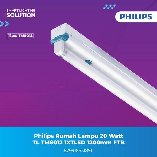 [EZM.1070107] Philips Rumah Lampu TL LED TMS012 1200mm FTB