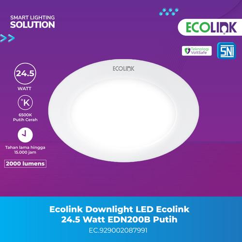 [EZM.1070139] Ecolink Lampu Plafon Bulat LED 24.5W Downlight Putih Cool Day Light 24.5 Watt