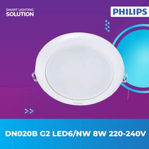 [EZM.1070189] Philips Lampu Downlight Plafon 6W Cahaya Natural 4000K G2 LED6 DN020B