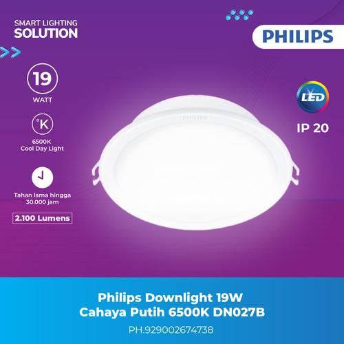 [EZM.1070231] Philips LED Downlight DN027B G3 19W D200 6500K CDL-Cahaya Putih