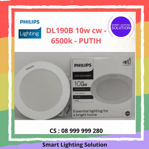 [EZM.1070237] Philips LED Downlight Eridani DL190B G2 10W D125 6500K CDL-Putih