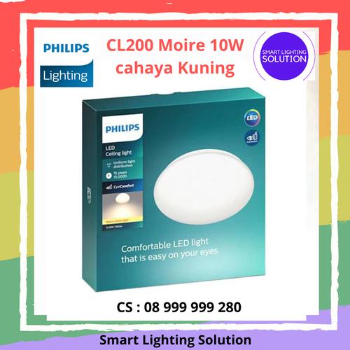 [EZM.1070245] Philips Lampu Downlight - 10W Cahaya Kuning 25cm CL200