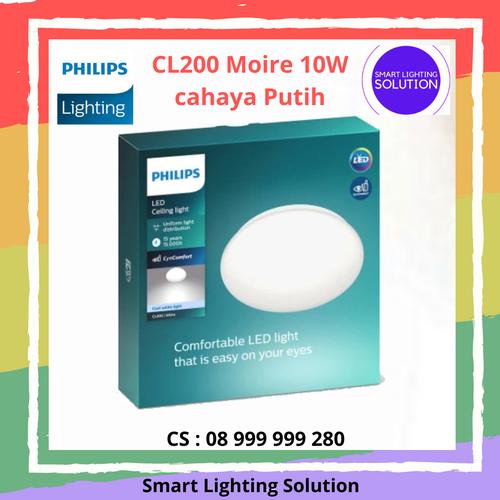 [EZM.1070248] Philips CL200 10W EC RD LED Ceiling - Lampu Plafon 25cm - Cahaya Putih