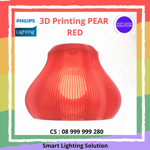 [EZM.1070263] Philips 3D Printed Luminaire Series Lampu Gantung PEAR RED E27