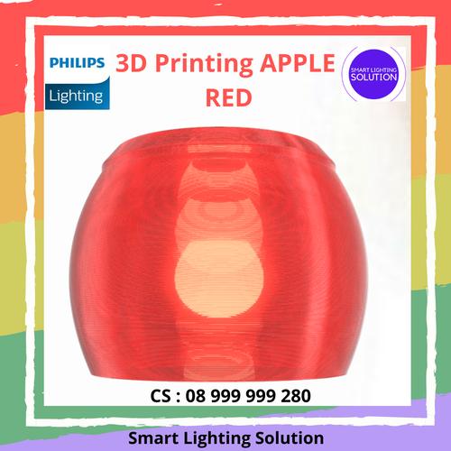 [EZM.1070264] Philips 3D Printed Luminaire Series Lampu Gantung APPLE RED E27