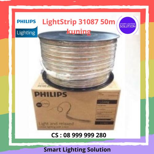 [EZM.1070265] PHILIPS LED Strip DLI 31087 LEDtape High Voltage 50Meter 6,6w/m kuning