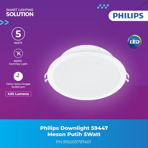 [EZM.1070267] Philips Lampu Downlight 59447 Meson - Cahaya Putih 5W