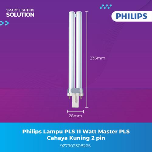 [EZM.1070327] Philips Lampu PLS 11 Watt Master PLS Cahaya Kuning 2 pin