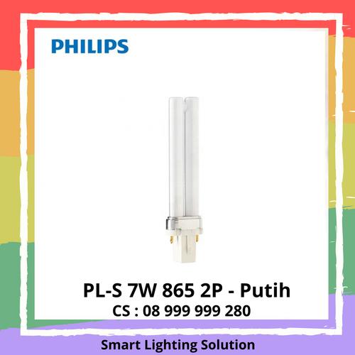 [EZM.1070332] PHILIPS PL-S 7W 865 2P - Cahaya Putih 6500k 2Pin