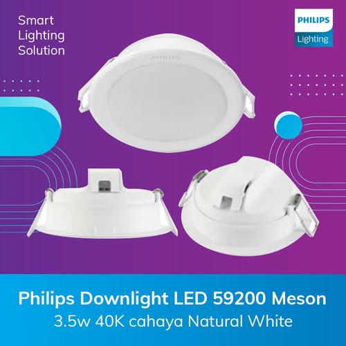 [EZM.1070348] Philips Downlight LED 59200 Meson 3.5w 40K cahaya Natural White