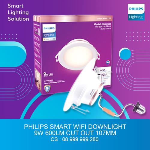 [EZM.1070353] PHILIPS Smart WiFi Downlight 9W 600lm D105 - WiZ Connected