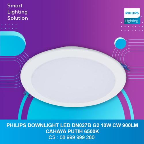 [EZM.1070360] Philips LED Downlight DN027B G2 10W 900lm 6500K CDL-Cahaya Putih