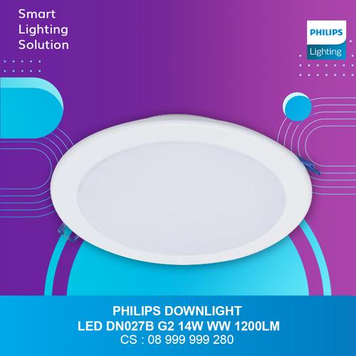 [EZM.1070361] PHILIPS DOWNLIGHT LED DN027B G2 14W WW 1200lm - Warm white /kuning 30K