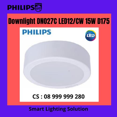 [EZM.1070368] Philips Downlight LED Outbow DN027C 15w CW D175 - Cahaya Putih 6500K