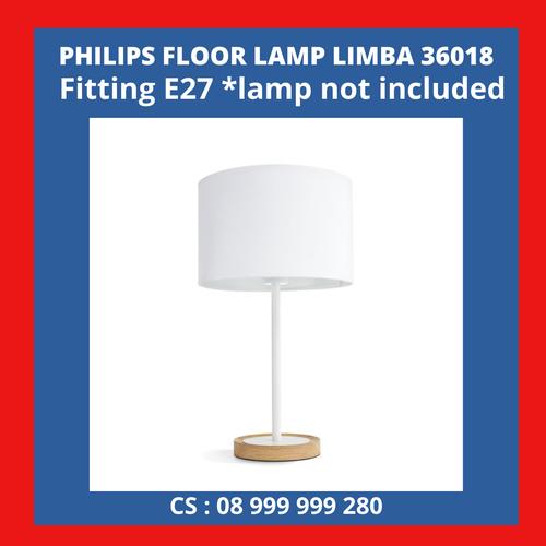 [EZM.1070376] PHILIPS TABLE LAMP LIMBA 36018 WHITE E27 *lamp not included