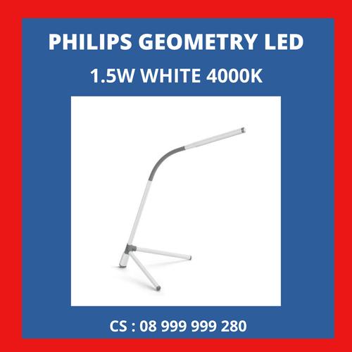 [EZM.1070378] PHILIPS GEOMETRY Table Lamp LED 1.5w White - Cahaya Natural 4000Kelvin