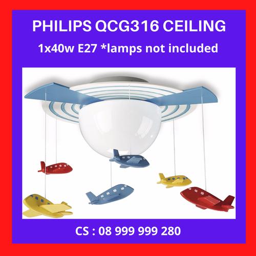 [EZM.1070386] PHILIPS QCG316 CEILING KIDSPLACES AEROPLANE 1x40w E27 *lampnotincluded
