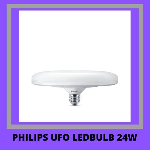 [EZM.1070414] Philips UFO LEDbulb E27 24watt warmwhite cahaya kuning 3000 kelvin