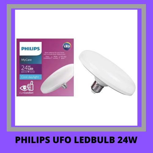 [EZM.1070415] Philips UFO LED Bulb E27 24watt cahaya putih 6500 kelvin