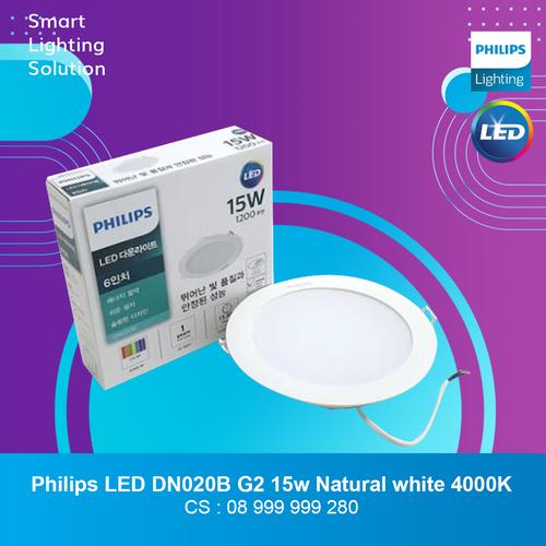 [EZM.1070421] Downlight LED Philips DN020B G2 15w Natural white 4000K