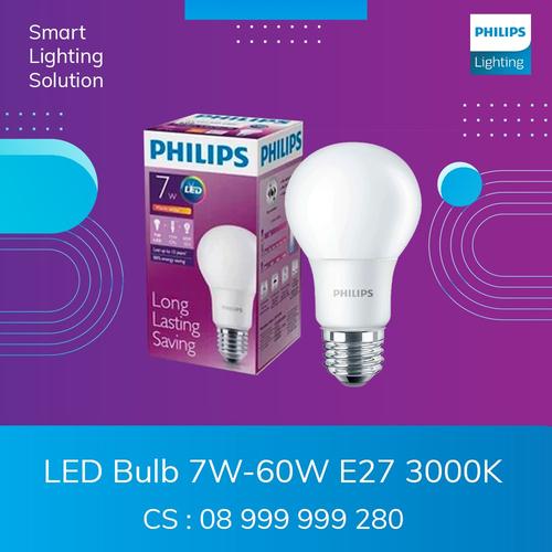 [EZM.1070442] Lampu Bohlam LED Philips Bulb 7 Watt Kuning