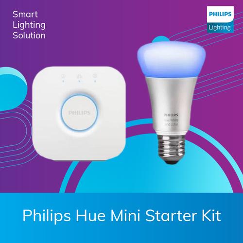 [EZM.1070450] Philips Lampu Hue Mini Starter Kit A60