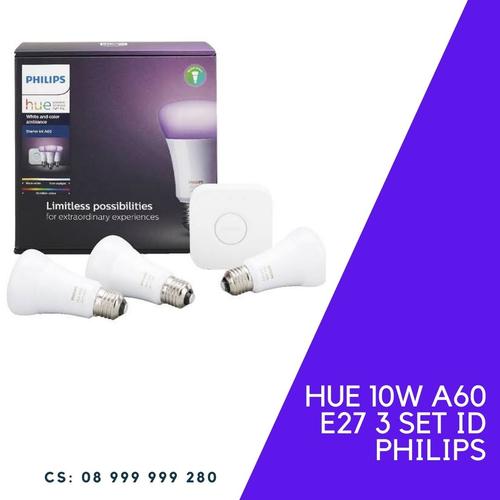 [EZM.1070454] Philips Hue StarterKit (3bulb+1bridge)+Free 1HUEbulb+Free 1Google Nest