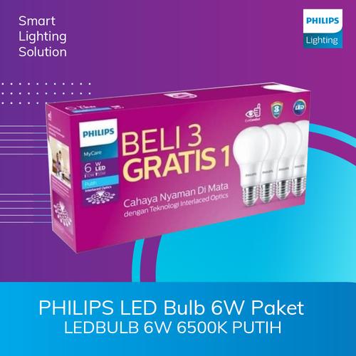 [EZM.1070461] Philips LED Bulb 6W Paket