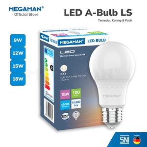 [EZM.9200014] Lampu Sensor Bohlam LED MEGAMAN LS 9-18W 170-240V 3000K/6500K