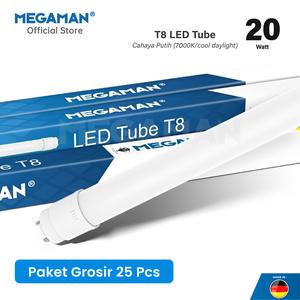 [EZM.9200060] Grosir Lampu Neon T8 LED Megaman YTT8Z1 20Watt 7000K (Cahaya Putih)