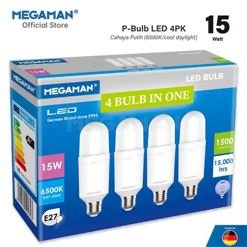 [EZM.9200114] Lampu LED 15 Watt Megaman ytp52z2 Cahaya Putih 6500k