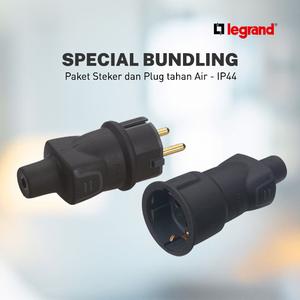 [EZM.7200039] Paket Bundle - Legrand Steker dan Plug tahan Air