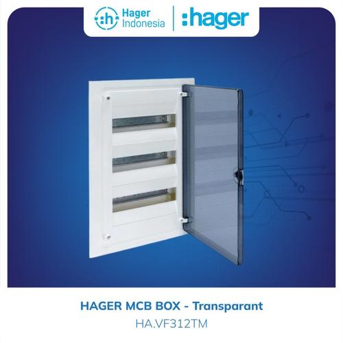 [EZM.7600078] Hager Box MCB 36 Group Inbow Transparant - VF312TM