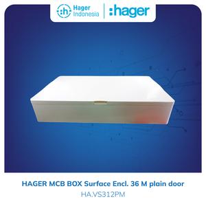 [EZM.7600109] Hager Box MCB 36 Group Outbow Plain - VS312PM