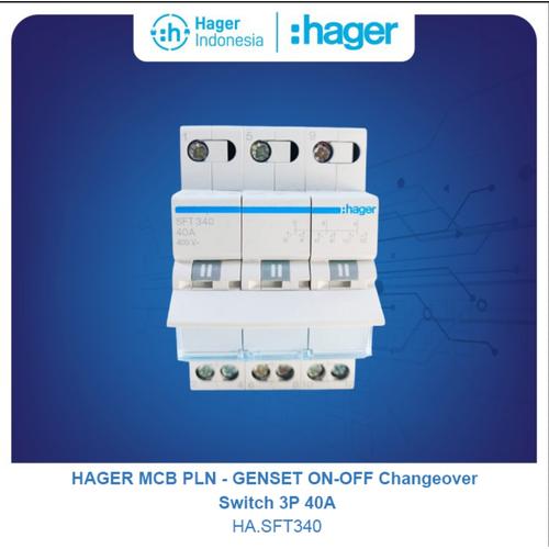 [EZM.7600115] Hager Changeover Switches COS 3P 40a Saklar Genset PLN - SFT340