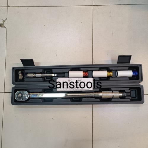 [EZR.3600025] Torque wrench / Kunci torsi 1/2" 28-210Nm + Extension + Deep socket