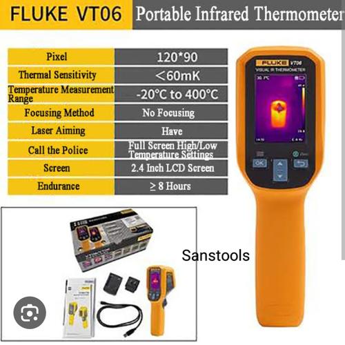 [EZR.3600071] Fluke VT06 Visual IR Thermometer Camera thermal imaging VT-06 Original