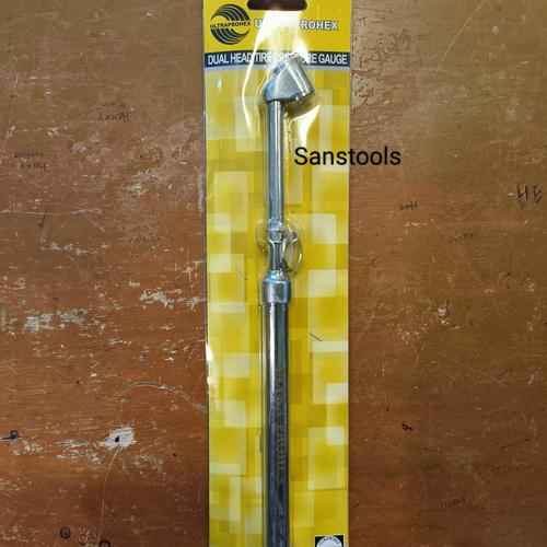[EZR.3600080] Ukuran ban / Prohex dual head tire pressure gauge 160PSI Original
