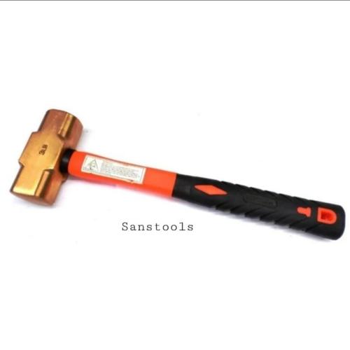 [EZR.3600122] Copper hammer / palu tembaga 3LB (1,5kg) murni gagang fiber murah