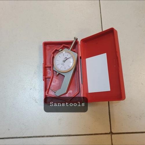 [EZR.3600134] Jarum dial thickness gauge 0-20mm curved tip lancip ukur ketebalan
