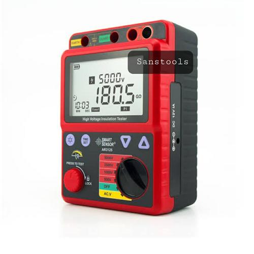 [EZR.3600183] Smart Sensor AR3125 megger 5kv High voltage insulation tester AR-3125