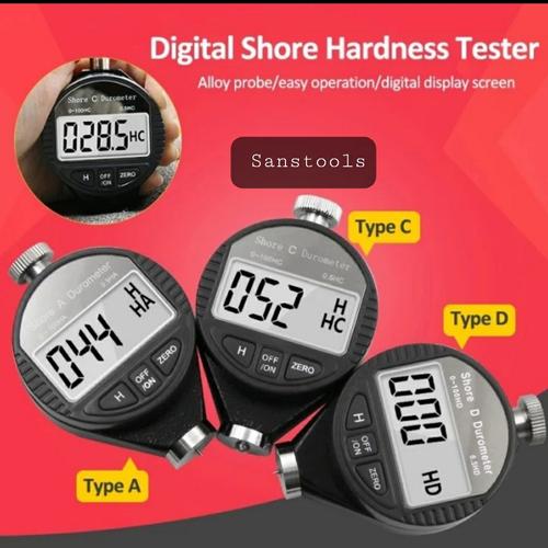 [EZR.3600263] Digital Durometer Shore A D Hardness tester alat pengukur kekerasan