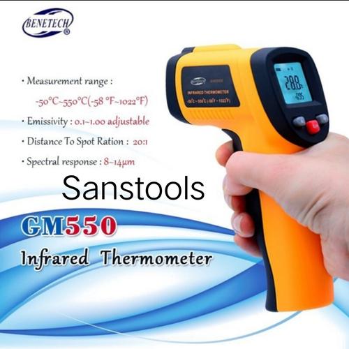 [EZR.3600365] Benetech GM550 Infrared thermometer / thermogun GM-550 laser ukur suhu