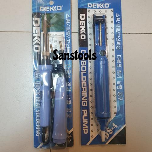[EZR.3600463] solder dekko 97 soldering iron + DS4 desoldering pump sedotan timah