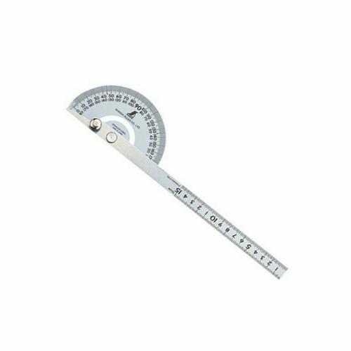 [EZR.3600490] penggaris busur derajat / mistar hc protractor shinwa 62868 Japan