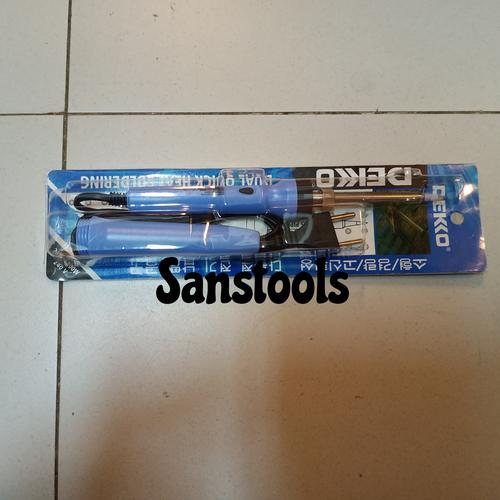 [EZR.3600538] Dekko 97 dual quick heat soldering iron with button solder Deko 200W
