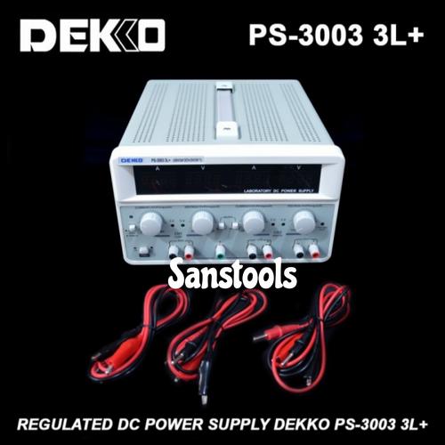 [EZR.3600544] Deko PS3003 Regulated DC power supply dekko PS-3003 3L+ - 30 V 3 A ori
