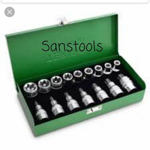 [EZR.3600651] Tekiro starbit & star E socket set 16pcs Kunci Sock L bintang M + F
