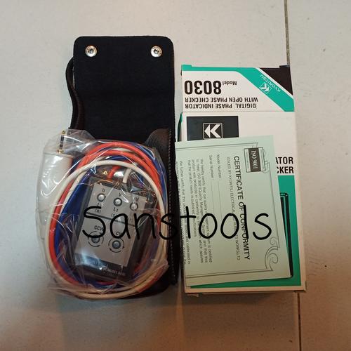 [EZR.3600752] kyoritsu 8030 3 phase rotation checker sequence pengukur rotasi ori