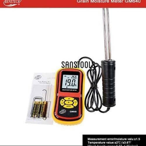 [EZR.3600813] Benetech GM-640 Grain moisture meter tes ukur kadar air GM640 original
